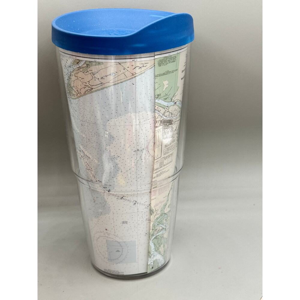 Tervis 24oz SAVANNAH RIVER and WASSAW SOUND Map Travel Tumnbler - Picture 4 of 5